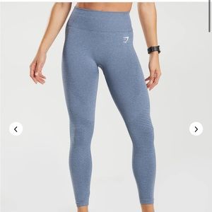 Gymshark light blue/purple leggings